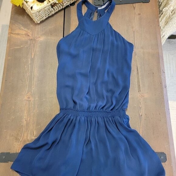 Zara Basic blue sleeveless blue dress medium - Picture 1 of 6
